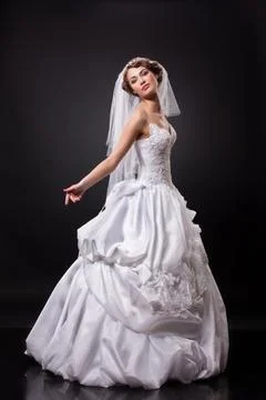 Young Beautiful Bride Stock Photos