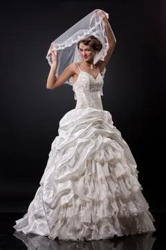 Young Beautiful Bride Stock Photos