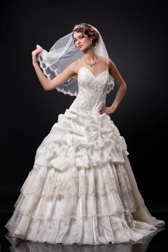 Young Beautiful Bride Stock Photos