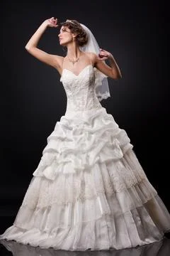 Young Beautiful Bride Stock Photos