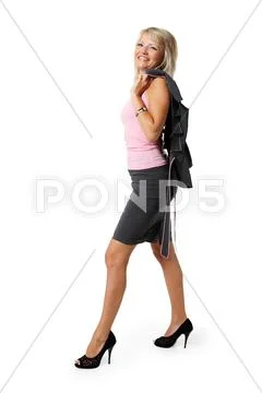 Young beautiful businesswoman Stock Photos