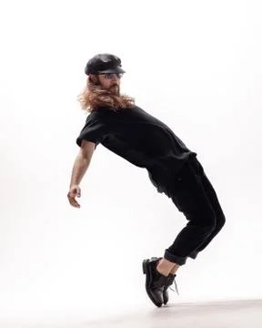 Young beautiful dancer posing in the studio Stock-Fotos