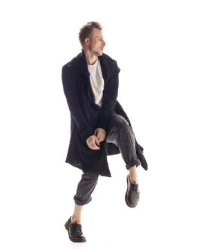 Young beautiful dancer posing in the studio Stock-Fotos