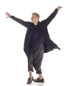Young beautiful dancer posing in the studio Stock-Fotos