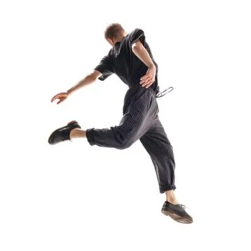 Young beautiful dancer posing in the studio Stock-Fotos