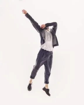 Young beautiful dancer posing in the studio Stock-Fotos