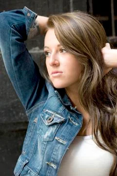 Young Beautiful Model Stock Photos