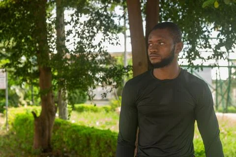 Young black man Stock Photos