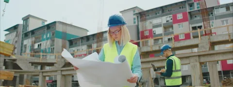 Young Blond Architect Stock Footage 150868384