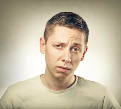 Young bored man. Stock Photos