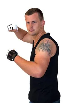 Young boxer Foto stock