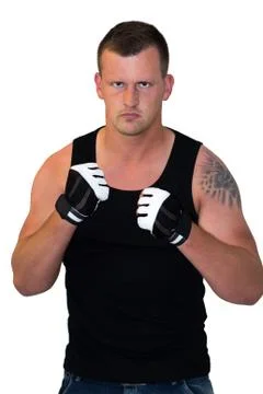 Young boxer Foto stock