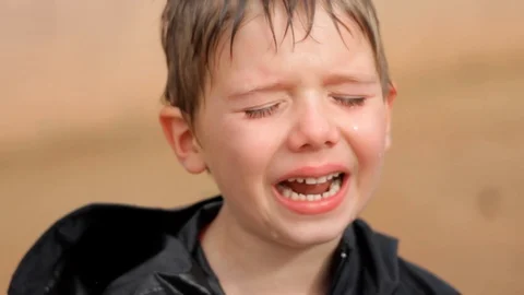 Young Boy Cries Inconsolably Stock Footage 97102753