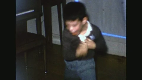 Young Boy Dancing In His Living Room Stock-Footage 170612934