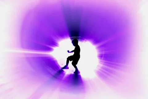 Young Boy Dancing in a Tunnel Stock Footage 371644