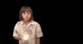 Young boy with flashlight HD Footage
