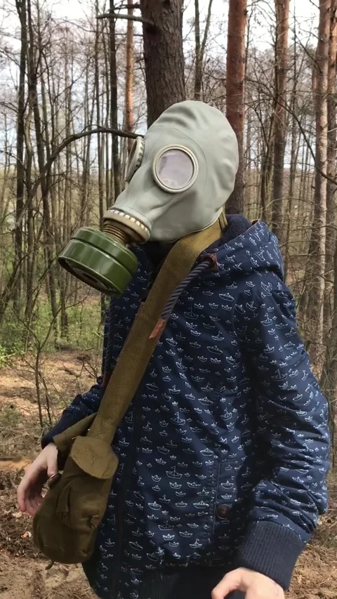 Young boy in forest Stock Footage 307135492