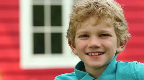 Young boy, happy Video stock 6111574