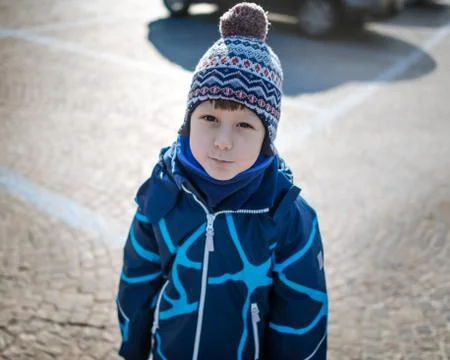 Young Boy keep calm Stock Photos