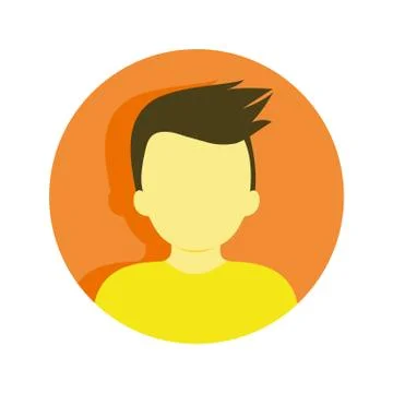 Young Boy Kid People Vector Illustration Graphic Stock Illustration