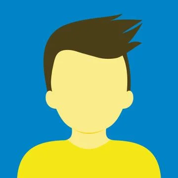Young Boy Kid People Vector Illustration Graphic Background Color Ilustração Stock