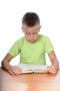Young boy learning Stock Photos