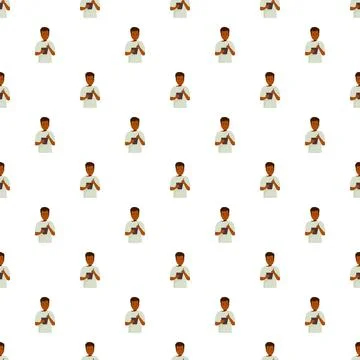 Young boy learning studying writing notebook pattern イラスト素材