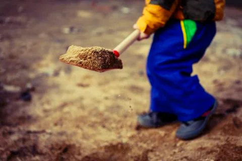 Young boy play Stock Photos