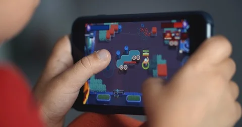 Young Boy Plays Videogame 動画素材 116594606