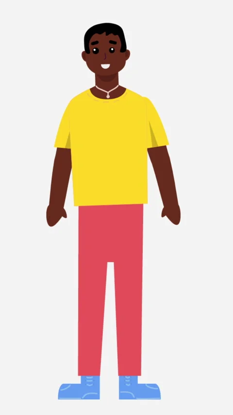 Young Boy Smiling And Looking Around Vertical Stock Footage 295812369