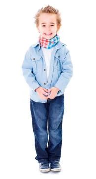 Young boy smiling Stock Photos