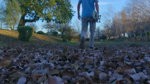Young boy walking Stock Footage 233109901