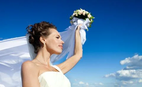 Young bride Stock Photos