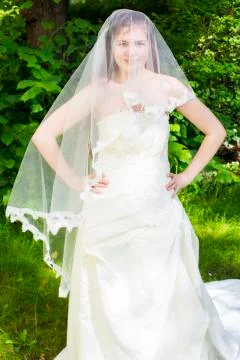 Young bride Stock Photos