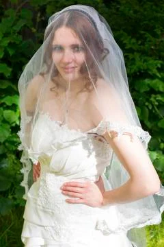Young bride Foto stock