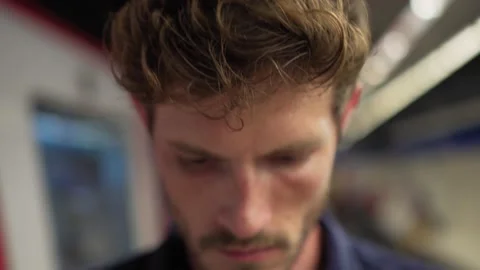 Young british man model in a protective medical mask, against the background of 스톡 동영상 151841000