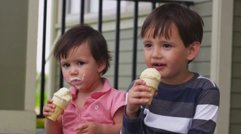 Premium Photo  Multiethnic friends in an ice cream parlor sitting eating  an ice cream summer showing off the ice creams