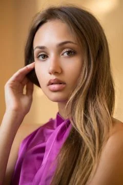Young brunette model. Stock Photos