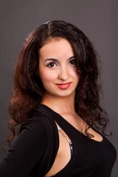 Young brunette Stock Photos