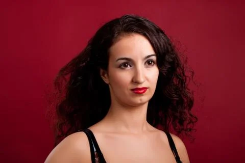 Young brunette Stock Photos