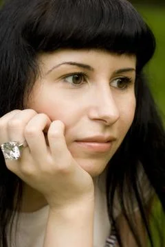 Young brunette Stock Photos