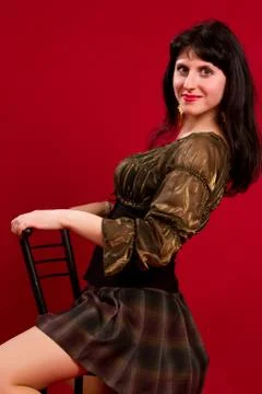 Young brunette Stock Photos