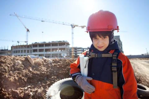 Young builder Stock Photos