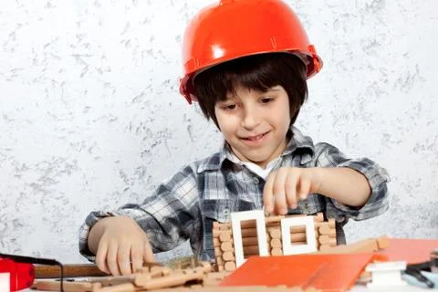 Young builder Stock Photos