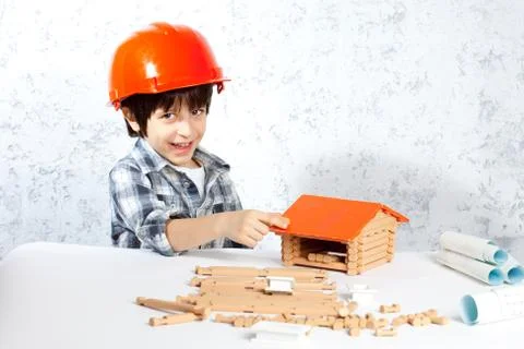 Young builder Stock Photos