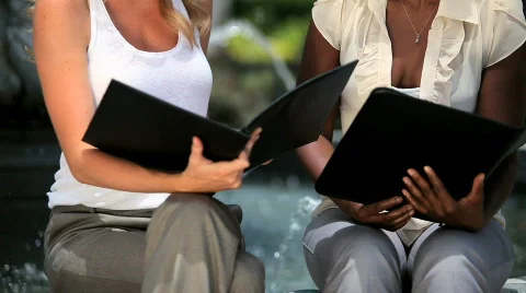 Young Business Colleagues Stock Footage