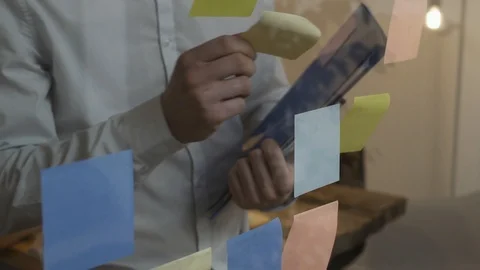 Young business team working in the office Stock Footage 89205250
