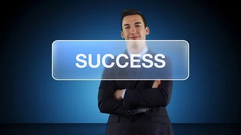 Young Businessman Looking For Ideas To Succeed Stock Footage 72484593