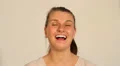 Young businesswoman laughing HD Footage