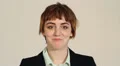Young businesswoman victorious fist pump HD Footage